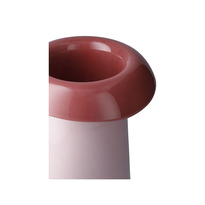Holmegaard Soma vase rosa/terracotta H 22,5 cm