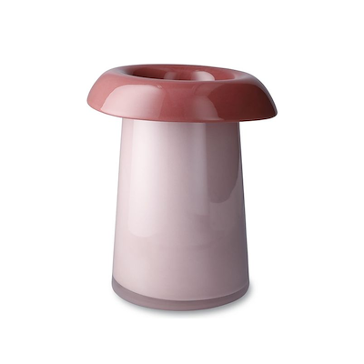 Holmegaard Soma vase rosa/terracotta H 22,5 cm