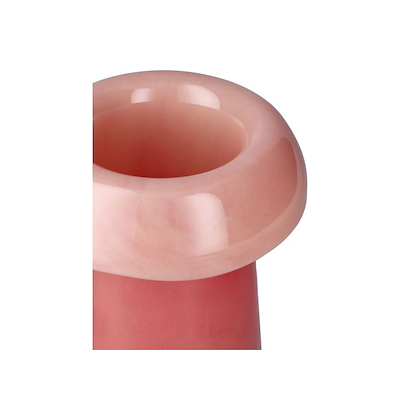 Holmegaard Soma vase koral/fersken H 16,5 cm