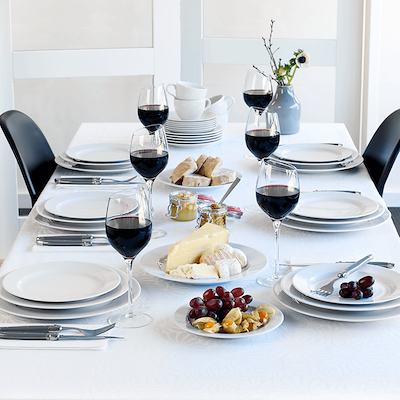 Eva Trio Legio tallerken hvid 22 cm