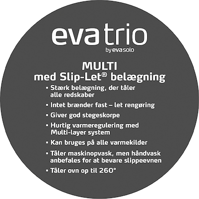 Eva Trio Multi slip-let stegepande Ø28 cm