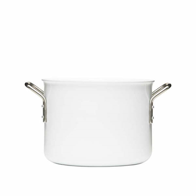 Eva Trio White Line gryde hvid 4,8 liter