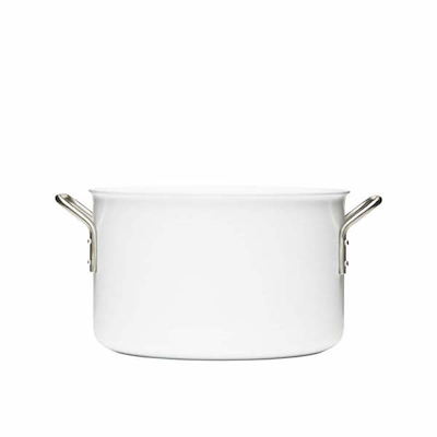 Eva Trio White Line gryde hvid 7 liter