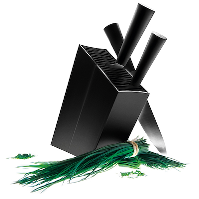 Eva Solo knivblok skrå sort