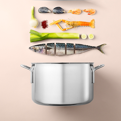 Eva Trio Grydesæt 3 Dele Rustfrit Stål uden belægning