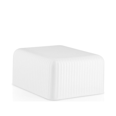 Eva Trio Legio Nova smørboks hvid porcelæm