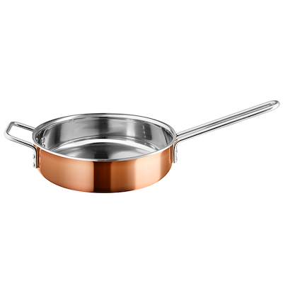 Eva Trio Copper sauterpande kobber 24 cm