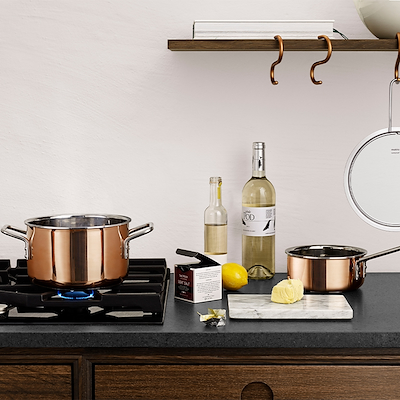 Eva Trio Copper gryde 3,9 liter