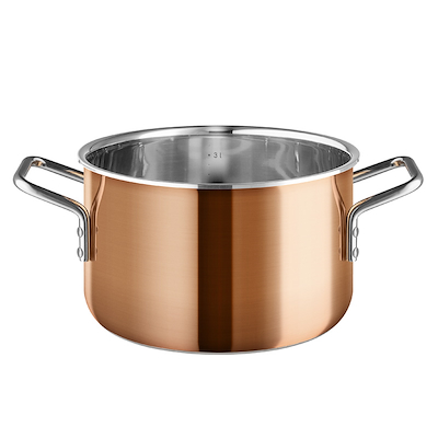Eva Trio Copper gryde 3,9 liter
