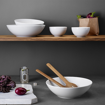 Eva Trio salatbestik oak