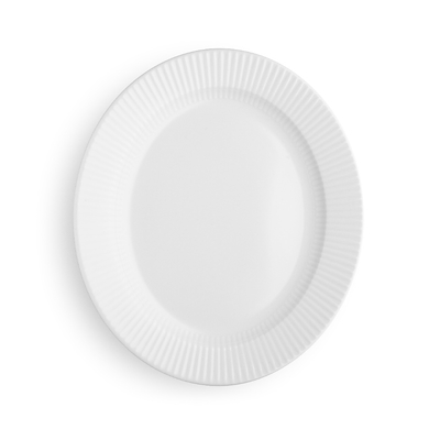 Eva Trio Legio Nova oval tallerken hvid 31 cm