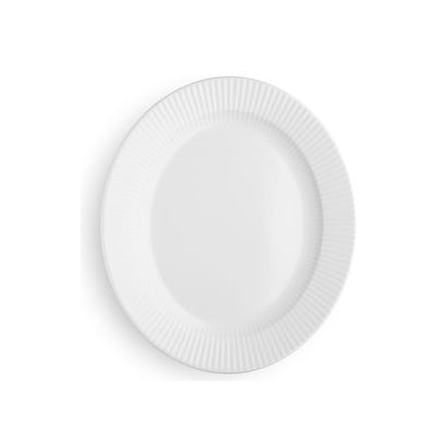Eva Trio Legio Nova oval tallerken hvid 31 cm