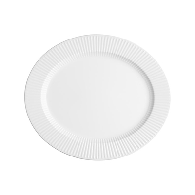 Eva Trio Legio Nova serveringsfad ovalt hvid 37 cm