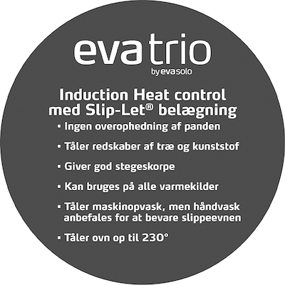 Eva Trio Induction Heat Control slip-let stegepande Ø24 cm
