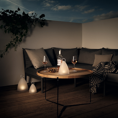 Eva Solo Sunlight Bell solcellelampe klar glas 30 cm