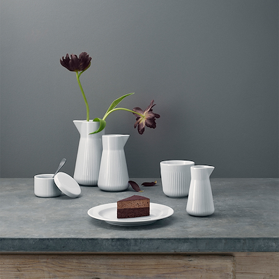 Eva Trio Nova Legio kande uden hank hvid 0,15 L