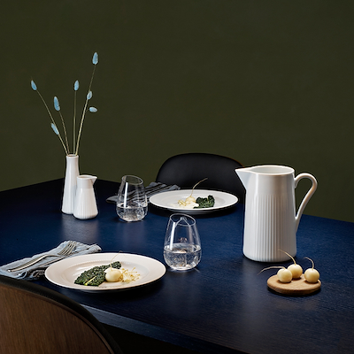 Eva Trio Nova Legio kande uden hank hvid 0,15 L