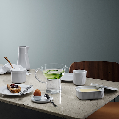 Eva Trio Legio Nova krukke med låg hvid 0,2 liter