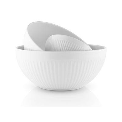 Eva Trio Legio Nova skål hvid 1,8 liter 21,5 cm