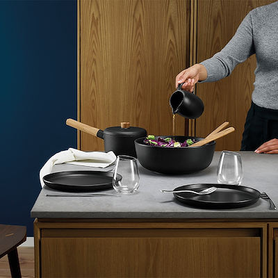 Eva Solo Nordic Kitchen skål stentøj sort 3,2 liter