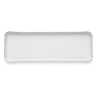 Eva Trio Legio Nova serveringsfad aflangt hvid 37 cm