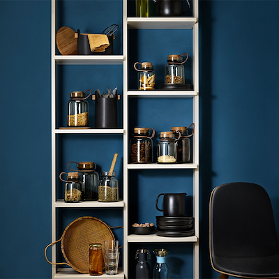 Eva Solo Silhouette opbevaringsglas røgfarvet 0,7 liter