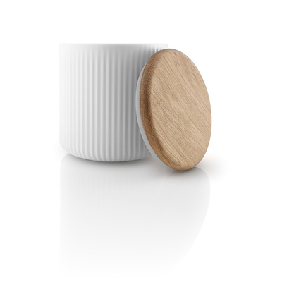 Eva Trio Legio Nova opbevaringskrukke hvid med låg