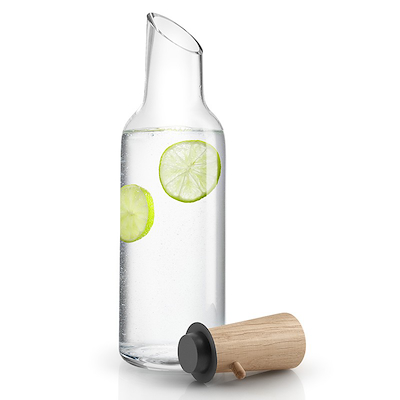Eva Solo recycled glas karaffel med træprop 1 liter
