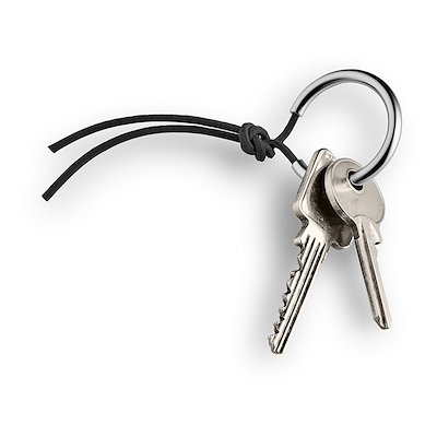 Eva Solo nøglering sort