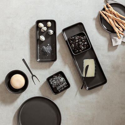 Eva Solo Nordic Kitchen kvadratisk skål sort 11 cm