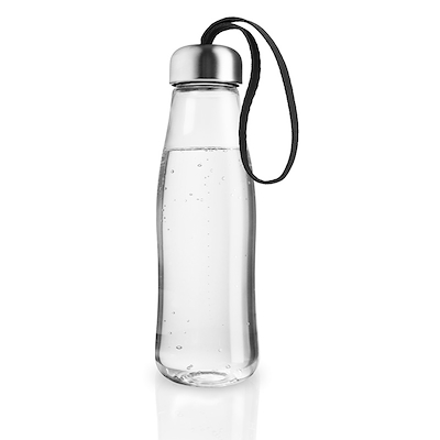 Eva Solo glasdrikkeflaske sort 0,5 liter 