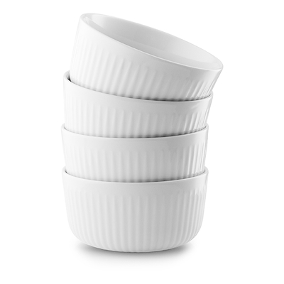 Eva Trio Legio Nova skåle hvid 4 stk. Ø 12 cm
