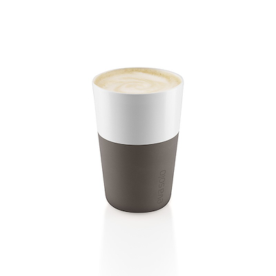 Eva Solo cafe latte krus taupe 2 stk. 36 cl