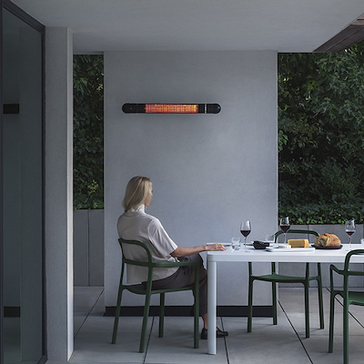Eva Solo HeatUp væghængt terrassevarmer sort 88 cm