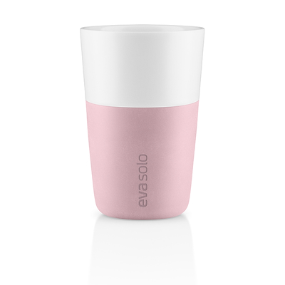 Eva Solo cafe latte krus rose quartz 2 stk. 36 cl