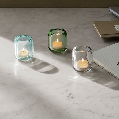 Eva Solo Acorn fyrfadsstager clear 2 stk.