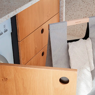 Eva Solo vasketøjskurv light grey H73 cm