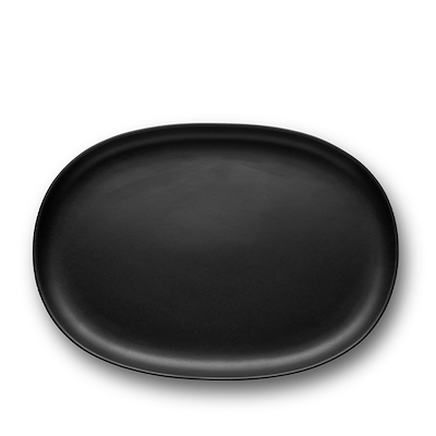 Eva Solo Nordic Kitchen ovalt fad sort 36x25 cm