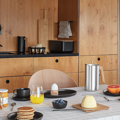 Eva Solo Nordic Kitchen oval tallerken sort 26x18 cm