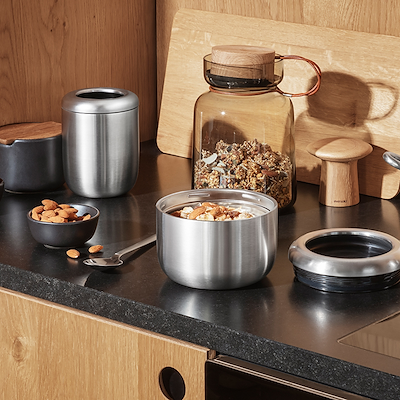 Eva Solo To Go termo madkasse steel/black 0,64 L