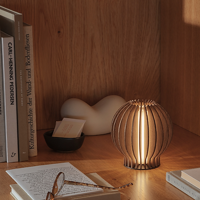 Eva Solo Radiant LED genopladelig lampe smoked oak