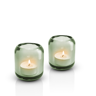 Eva Solo Acorn fyrfadsstager leaf green 2 stk.