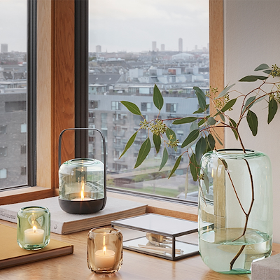 Eva Solo Acorn fyrfadsstager hazel brown 2 stk.