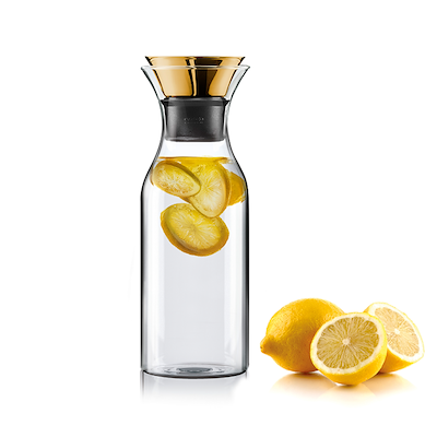 Eva Solo karaffel messing med vippelåg 1 liter