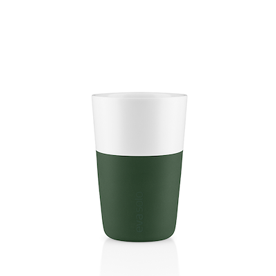 Eva Solo café latte krus emerald green 2 stk. 36 cl