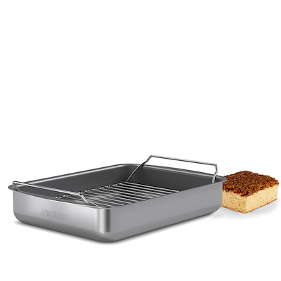 Eva Trio Professionel bradepande med keramisk belægning inkl. rist 30x22 cm