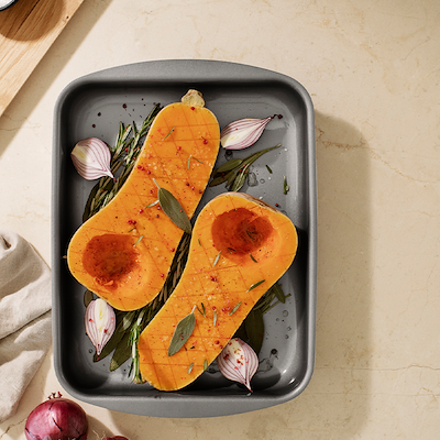 Eva Trio Professionel bradepande med keramisk belægning med rist 35x25 cm