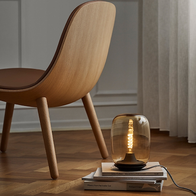 Eva Solo Acorn bordlampe amber 21,5 cm