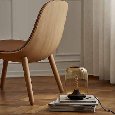 Eva Solo Acorn bordlampe amber 21,5 cm