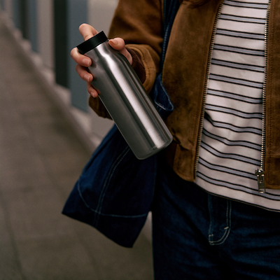 Eva Solo Urban termoflaske stål/sort 0,5 liter